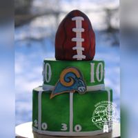 American Football &#039;Los Angeles Rams&#039; Torte - Cook&#039;n&#039;Bake by Anika Heer