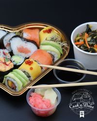 Sushi Herz Gemischt mit Rauchlachs Valentinstag 2024 - Cook&#039;n&#039;Bake by Anika Heer